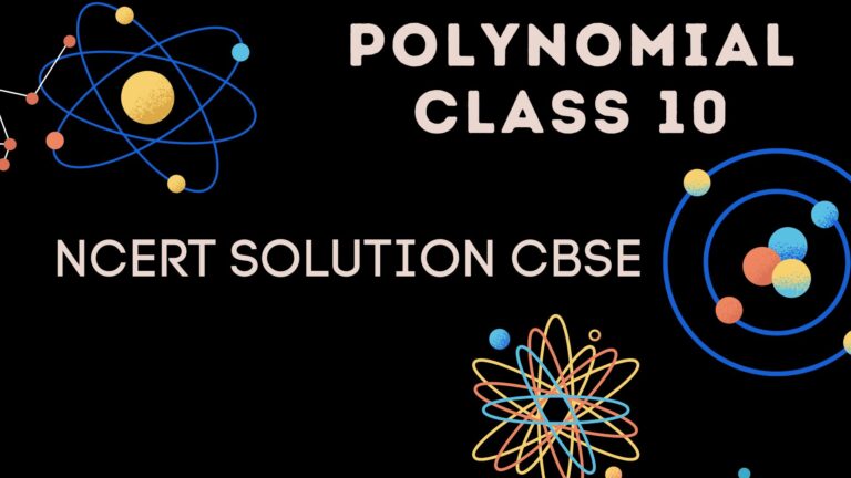 Polynomial class 10